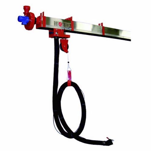 自動車用排気ガス抽出システム - CA series - AERSERVICE EQUIPMENTS SRL - 修理工場用 / ガレージ用 / スライドレール上