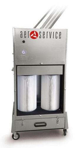 手持ち型吸煙機 - ECART - AERSERVICE EQUIPMENTS SRL - 溶接用 / 活性炭フィルター / カートリッジ式