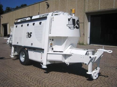 トレーラー上コンクリート ポンプ - 80 - 120 m³/h | STAR 8" series - SERMAC S.p.A. - 工事現場用