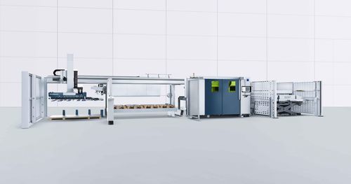 ファイバーレーザー切断機 - TruMatic 5000 - TRUMPF machines & systems - 固体レーザー / ダイ / アルミニウム用