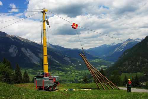 クローラー式クレーン - V-400 - Wyssen Seilbahnen AG - メンテナンス / 工事現場用 / 輸送用