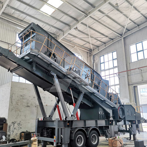 移動型破砕・スクリーニングプラント - NK1213 - Henan LIMING Heavy Industry Science and Technology - 打撃 / 二次 / 大容量