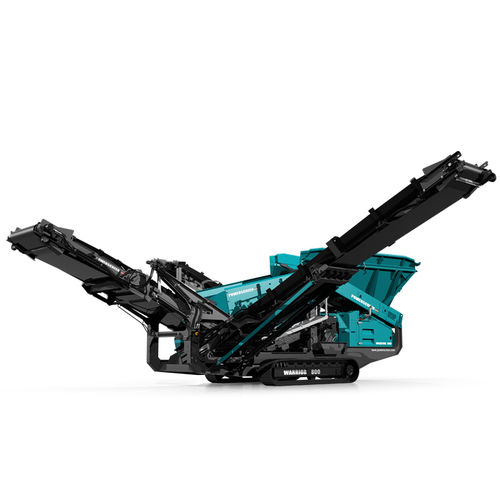 建設現場用ふるい機 - WARRIOR 800 - Powerscreen - 移動式 / リニア振動 / バルク材用