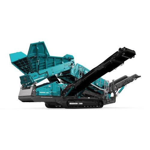 リサイクル用ふるい機 - Warrior 2100 Triple - Powerscreen - 移動式 / バルク材用 / 2フラクション