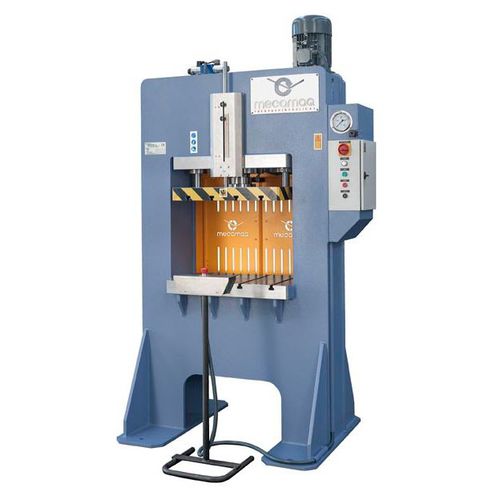 油圧式プレス機 - PDM-100 - Mécamaq - 成形 / 生産用 / ストレートサイド型