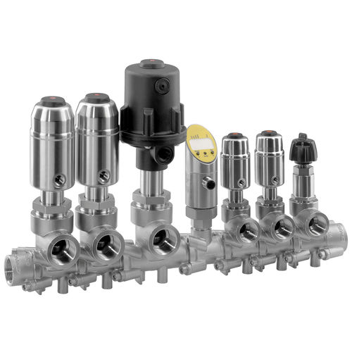 モジュラーバルブ - 553 - GEMÜ Gebrüder Müller Apparatebau GmbH & Co. KG - グローブ / 手動式 / 空圧式