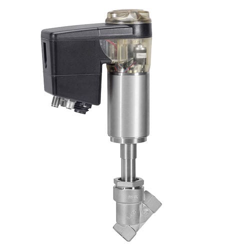 グローブバルブ - 549 - GEMÜ Gebrüder Müller Apparatebau GmbH & Co. KG - 電動式 / 制御 / フランジ取り付け