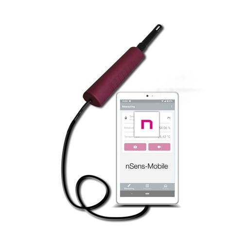 温度測定器 - nSens Mobile - Novasina AGnsens-ht-eis - 圧力 / 相対湿度 / 圧力