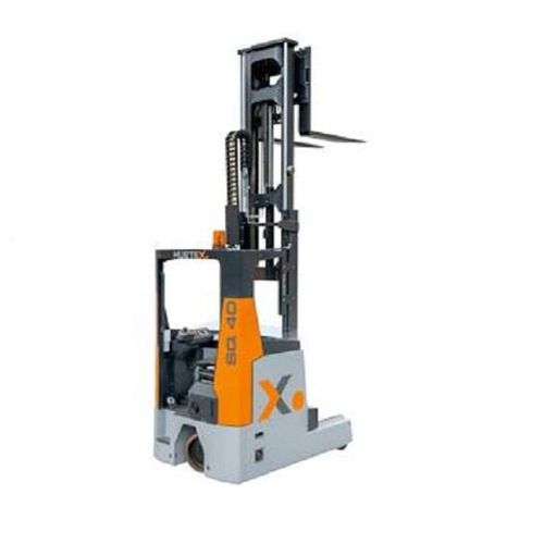 電動式リーチ型フォークリフト - SQ 50 - HUBTEX - 側面 / ハンドリング用 / コイル用