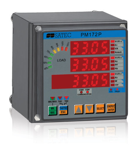 パワー監視システム - PM172P - SATEC - 電流 / 電圧 / 測定用