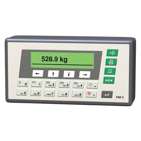 LED表示重量表示装置 - TAD 3 - Vishay Nobel Transducers - パネル設置用 / 防水・防塵性能