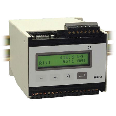 アナログ出力重量測定用トランスミッタ - WST 3 - Vishay Nobel Transducers - デジタル出力 / Modbus RTU / DINレールマウント