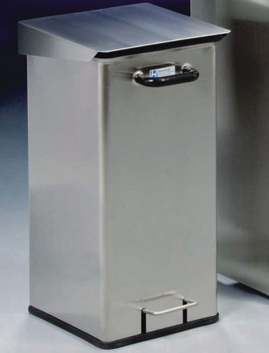 ステンレス製ゴミ箱 - 800 series - Schilling Engineering GmbH - 産業廃棄物用 / ふた付き / ハンドル付き