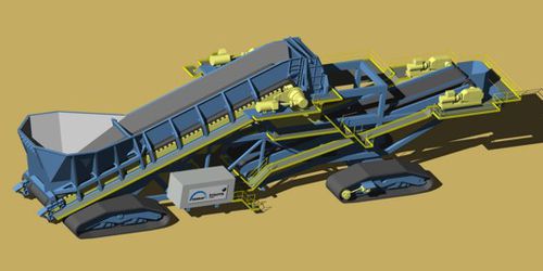 ダブルローラ破砕機 - TMCs - TAKRAF - 移動型 / クローラー式