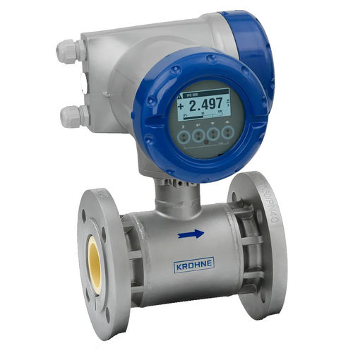 電磁式流量計 - OPTIFLUX 7300 - KROHNE Messtechnik GmbH - 密度 / 導電性液体用 / アグレッシブ流体