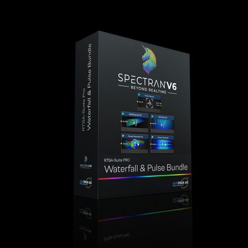 スペクトル分析ソフトウェア - Waterfall & Pulse Bundle - Aaronia AG - 3D