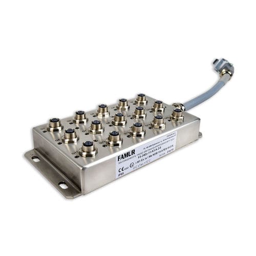 デジタル入出モジュール - F3-24Ex - FAMUR - RS-485 / 油圧バルブ コントロール用 / 壁取付け