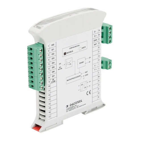 デジタル入力モジュール - DAT3148-8 - DATEXEL SRL - Modbus RTU / RS-485 / 入力8