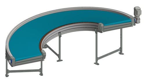 ベルトコンベヤー - TS 1600-105/140 Helix - Transnorm System GmbH - 横型 / カーブ状 / 輸送用