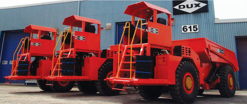 アーティキュレートダンプトラック - DT-20T - DUX MACHINERY CORPORATION - 電動式 / 地下用