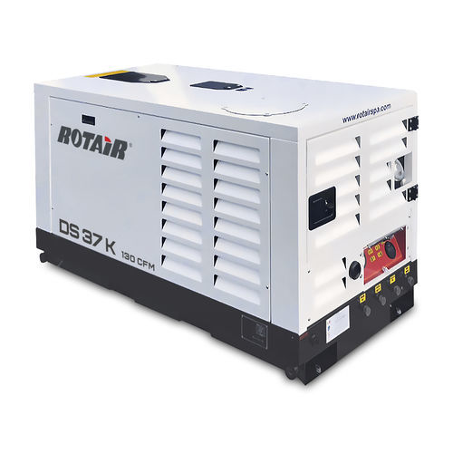 スクリューコンプレッサー - DS series - ROTAIR SPA - エア / ディーゼルモーター付 / 固定式