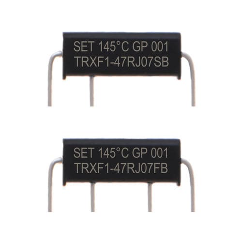 巻抵抗器 - TRXF1 series - Xiamen SET electronics Co.,Ltd - 過電流対策 / 一体型 / 挿入式