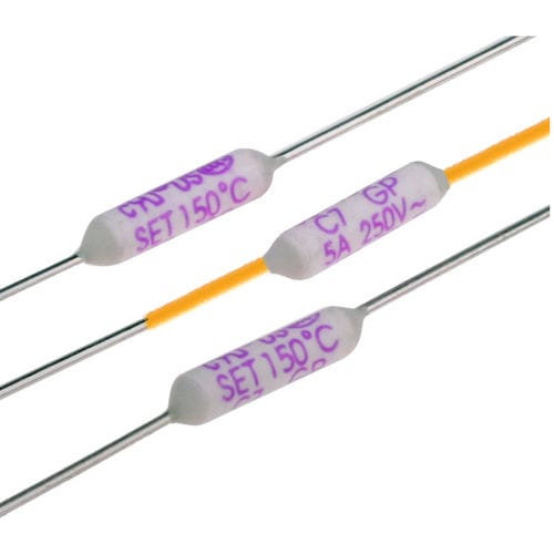 熱ヒューズ - C series - Xiamen SET electronics Co.,Ltd - 軸方向 / 円筒 / セラミック製