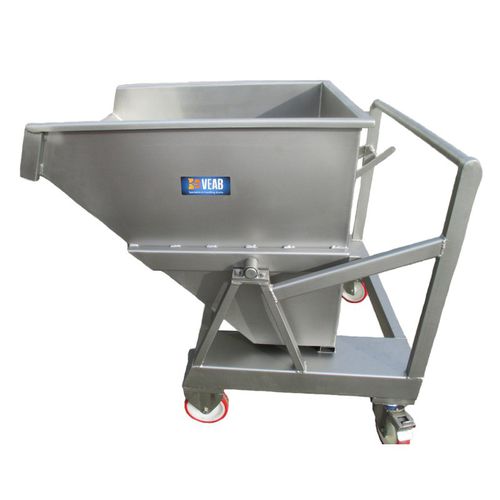 ステンレス製チルトトラック - BS125 INOX - VEAB - スチール製 / フォークリフトトラック用 / 車輪付き