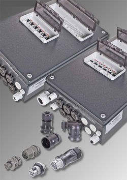 電源コネクター - gesis® RST - WIELAND ELECTRIC - 円形 / 口金 / 光起電用途用