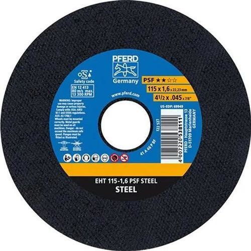 金属切断ディスク - EHT 115-1,6 PSF - PFERD - スチール用 / 薄型 / アングルグラインダー用