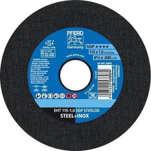 スチール用切断ディスク - EHT 115-1,0 SGP - PFERD - ステンレススチール用