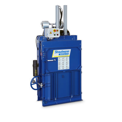 ダンボール紙用梱包機 - BalePress 3 CD - Strautmann Umwelttechnik - 廃棄物用 / 縦型 / 正面投入