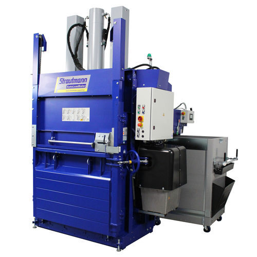 ダンボール紙用梱包機 - AutoLoadBaler  - Strautmann Umwelttechnik - 縦型 / 正面投入 / モノ ケーソン