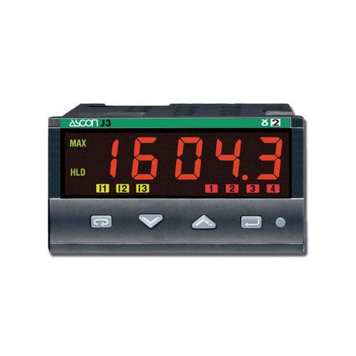 プロセス表示器 - J3 - ASCON TECNOLOGIC - 汎用 / 5桁 / パネル取り付け