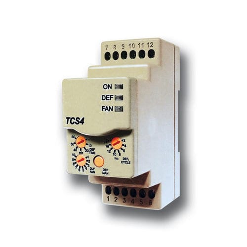 電子タイマー - TCS4 - ASCON TECNOLOGIC - DINレール / 冷蔵システム用