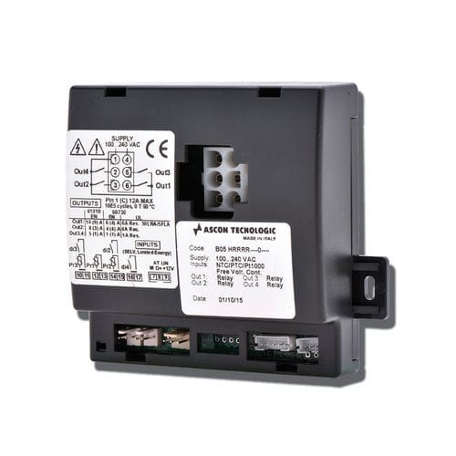 デジタル温度コントローラー - B05B - ASCON TECNOLOGIC - UL / 加熱 / 冷凍システム用