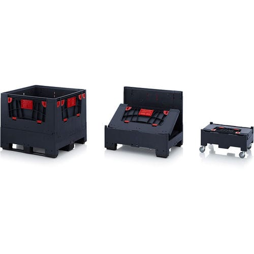 ポリプロピレン製パレットボックス - ESD KLK series - AUER Packaging GmbH - ハンドリング用 / 折り畳み式 / 積み重ね式