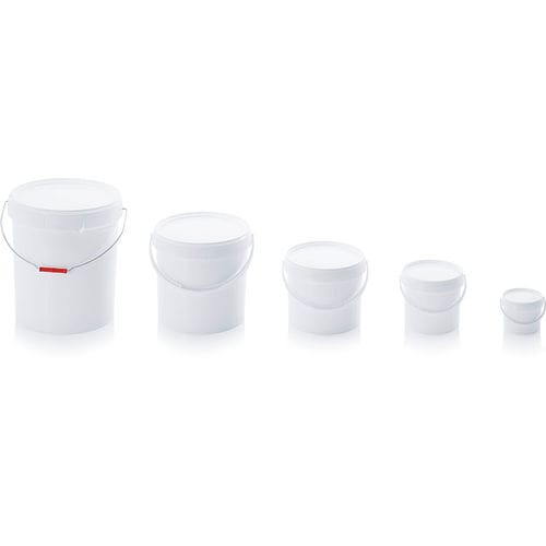 プラスチック製バケツ - ER series - AUER Packaging GmbH - 円形 / ふた付き / 食品用
