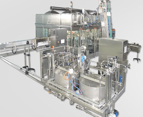 自動充填機 - AssetClean™ 49 synchrobloc series - INDEX-6 - ガラスビン用 / 液体用 / 乳製品用