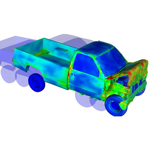 構造分析ソフトウェア - DYTRAN - MSC SOFTWARE - HEXAGON MANUFACTURING INTELLIGENCE - 液体 機械的シミュレーション用 / 3D モデル化 / デザイン