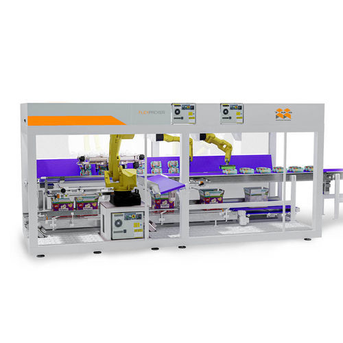 ロボット式ケース包装機 - FLEX - TMG Impianti S.p.a. - 縦型 / 全自動 / 食品産業用