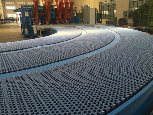 波状帯コンベヤー - Huanan Xinhai (Shenzhen) Technology Co.,Ltd. - カーブ状 / 輸送用 / モジュール式