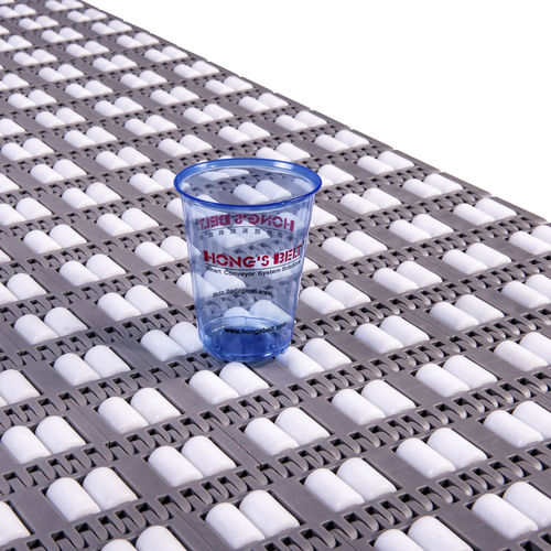 仕分けシステム用コンベアベルト - HS-3900C-N - Huanan Xinhai (Shenzhen) Technology Co.,Ltd. - モジュール式 / プラスチック製 / スライド ローラー付
