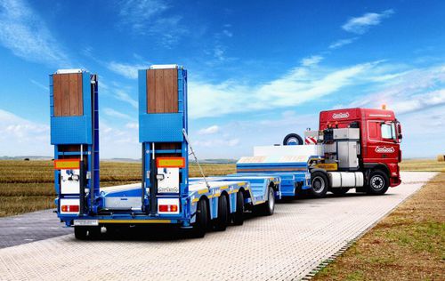 設備セミ トレーラー - MCO - NOOTEBOOM - グースネック / 自動追跡型 / 低床貨物車