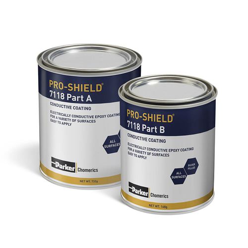 導電性塗料 - PRO-SHIELD® 7118 - Parker Chomerics Division - EMI シールド / 2液タイプ / エポキシ樹脂系