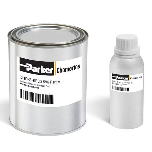 導電性塗料 - CHO-SHIELD® 596 - Parker Chomerics Division - EMI シールド / 2液タイプ / エポキシ樹脂系