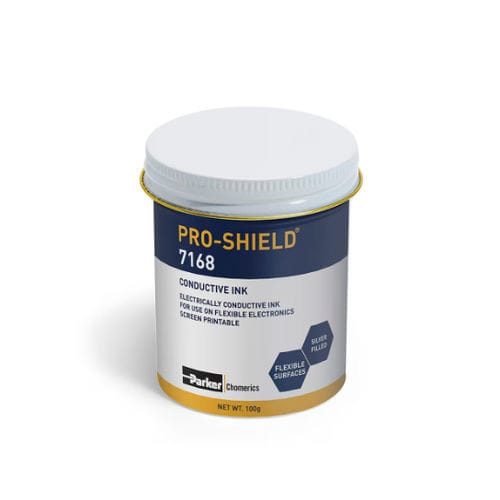 テスト用インク - PRO-SHIELD 7168  - Parker Chomerics Division - プラスチック用 / 銀色 / 1液タイプ