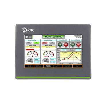 タッチスクリーン付きHMI - HM104B-0000 - General Industrial Controls (P) Ltd. - パネル設置用 / USB / RS-232