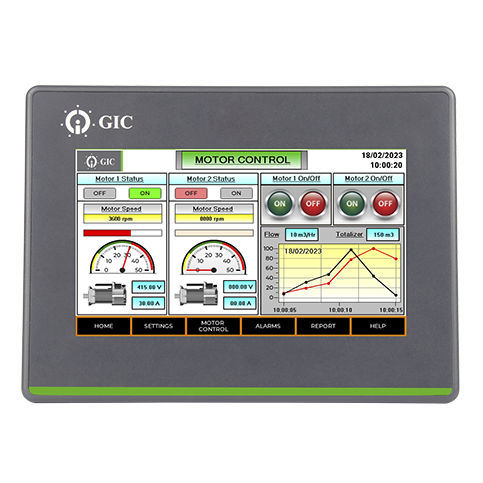 タッチスクリーン付きHMI - HM110B-0000 - General Industrial Controls (P) Ltd. - パネル設置用 / TFT LCD / USB