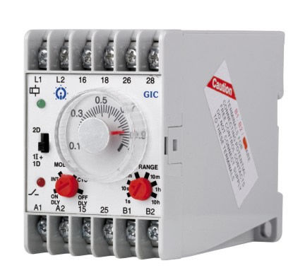 電子タイマーリレー - Micon series - General Industrial Controls (P) Ltd. - 送電レールDIN取り付け用